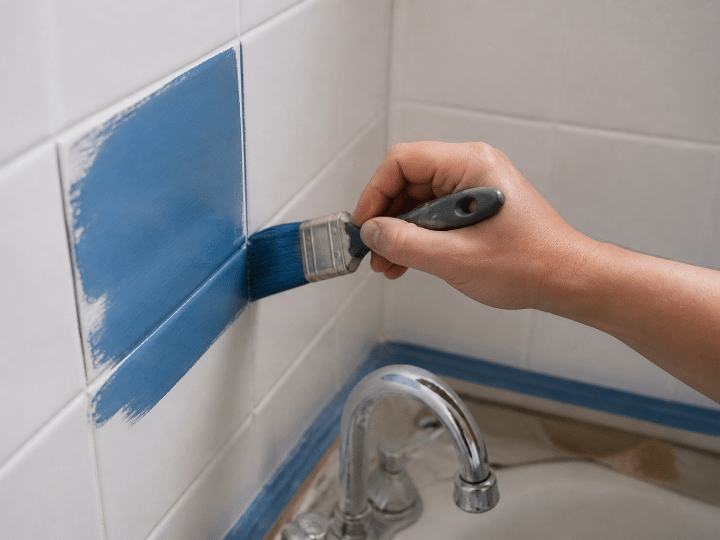 Comment faire une peinture sur carrelage dans la salle de bain ?
